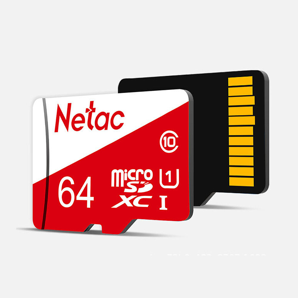 Netac Class 10 High Speed TF Memory Card 32GB 64GB 128GB Micro SD Card Flash Card Smart Card for Camera Phone Drone