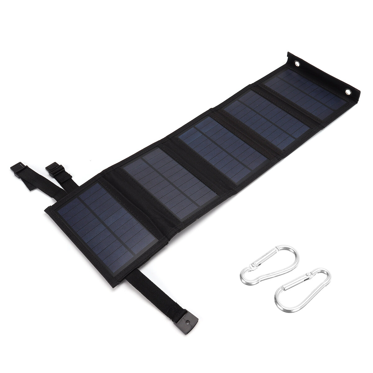 Outdoor Hiking Waterproof Solar panel 5V 7W For Iphone Samsung power bank Solar USB Portable Solar Charger 10W camping Accessori