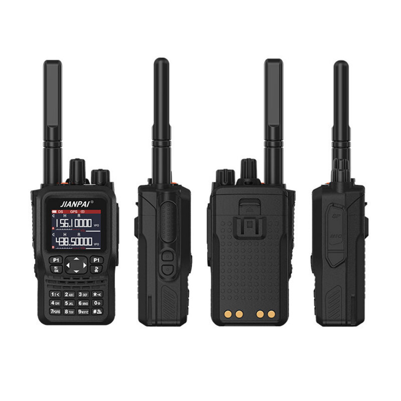 JIANPAI 8800 Plus 10W 5800mAh Walkie Talkie 16 Channel Dual Band High Power GPS Positioning Type-C Charging Waterproof Two Way R