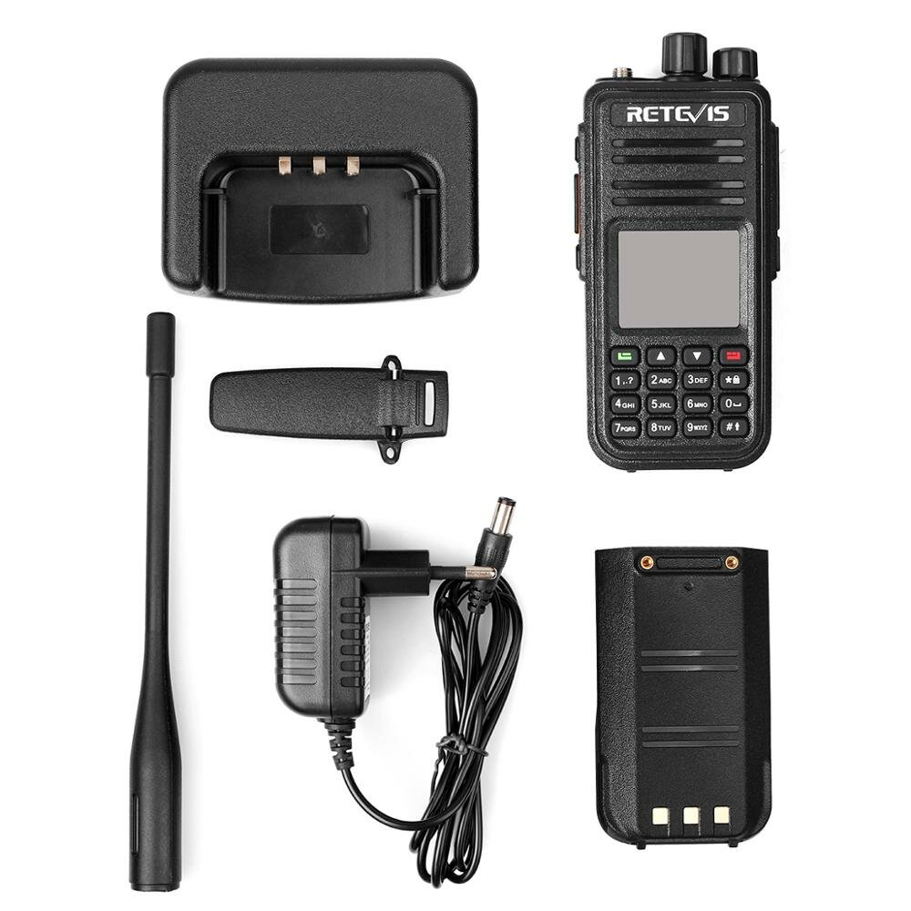 Retevis RT3S DMR Digital Walkie Talkie VHF UHF GPS APRS 5W Ham Radio Stations Walkie-talkies Professional Amateur Two-Way Radio