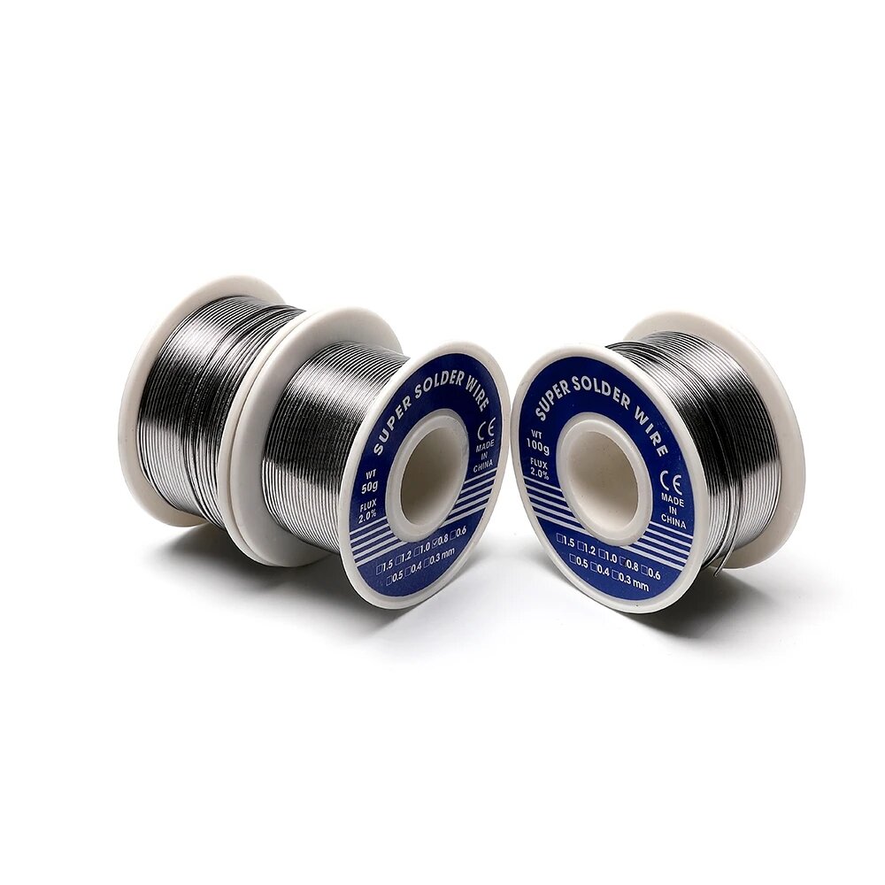 0.8mm 20g 50g 100g Super Soldering Tin Wire Tin Melt Rosin Core Solder Soldering Wire Roll No-clean FLUX 2.0% For Repair