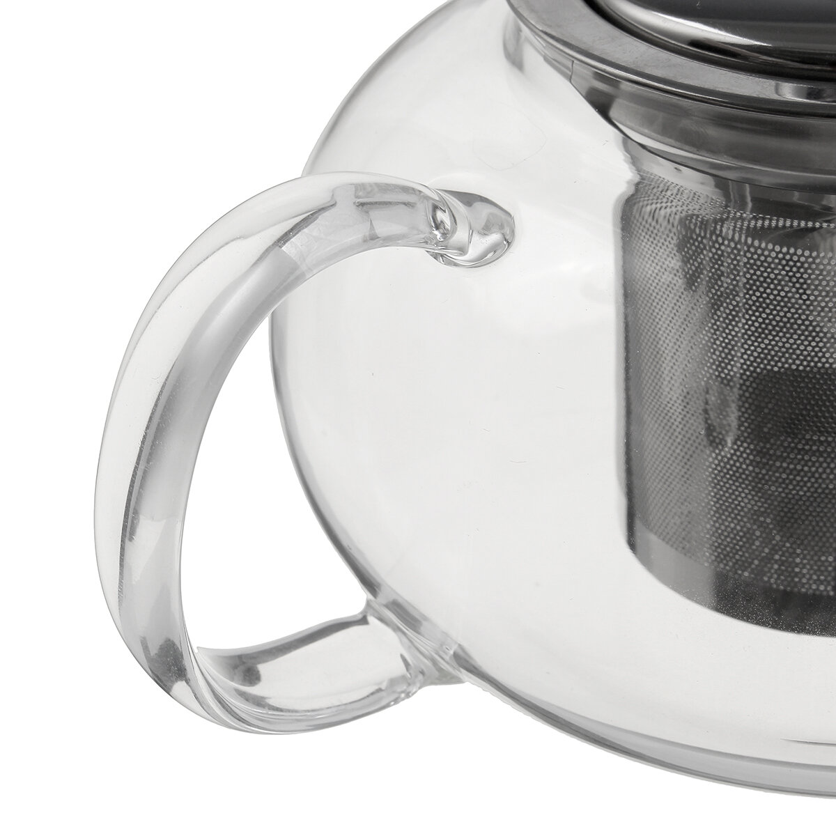 Glass Teapot 600-1000ML Coffee Tea Pot With Stainless Steel Glass Filter Infuser