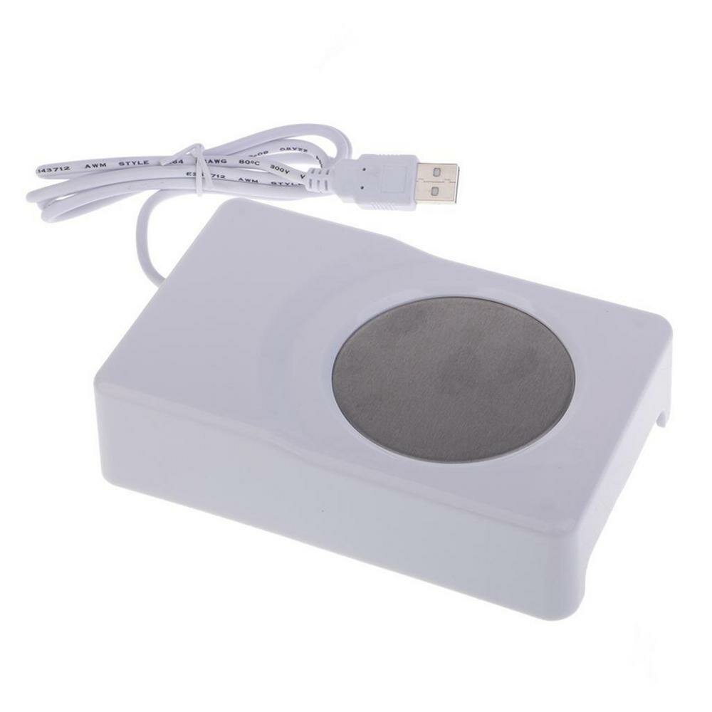 USB Cooling Saucer Hot Cold Dual-Purpose Saucer USB Insulated Pad Placemat Portable Refrigerator Office Cold Drink