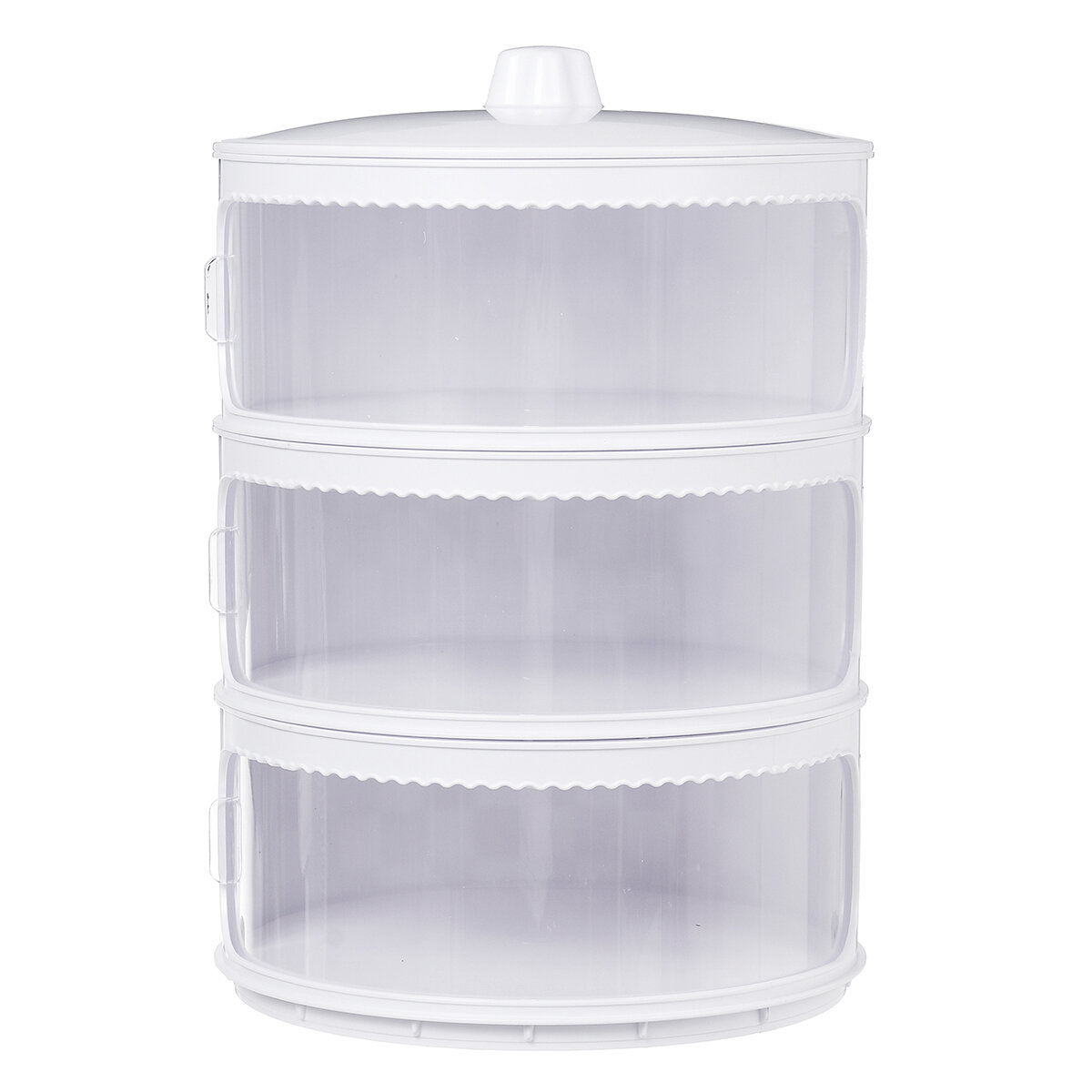 Multi-Layer Dish Cover Insulation Dust Proof Kitchen Meal Food Transparent Cover