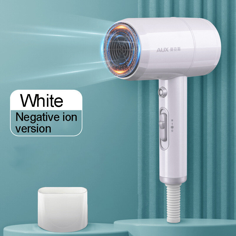 AUX 1800W Negative Ion Hair Dryer 220V Household Portable Electric Hair Dryer Three Levels Of Temperature Adjustable