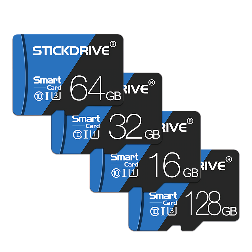 Stickdrive CLASS10 U3 U1 TF Memory Card 32G 64G 128G 256G High Speed Driving Recorder TF Card Camera Monitoring Card with SD Ada