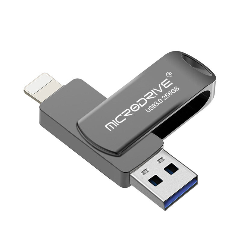 Microdrive 128GB USB Flash Drive USB3.0 Dual Interface High Speed Pendrive Mini Portable Memory U Disk for Phone TV Laptop