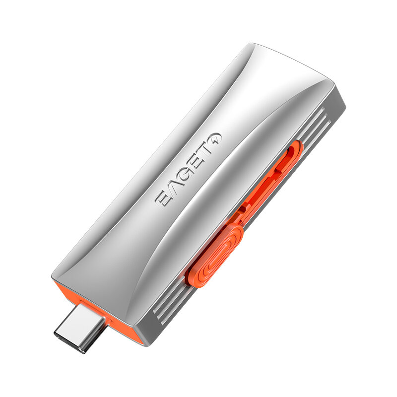 EAGET SU33 256GB USB3.2 Gen2&Type-C USB Flash Drive 550Mb/s High Speed Pendrive Mini Portable Memory U Disk for TV Laptop Phone