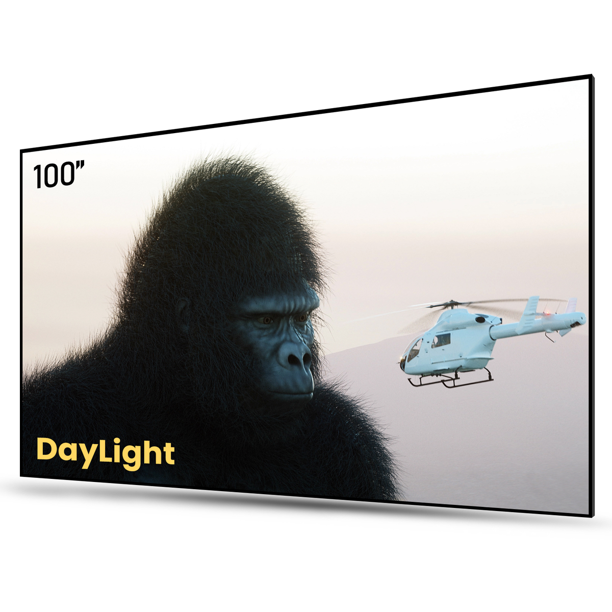 AWOL 100Inch ALR Projector Cinematic Screen UST 16:9 170° Viewing Angle Ambient 95% Ceiling Light Giant Cinema Screen