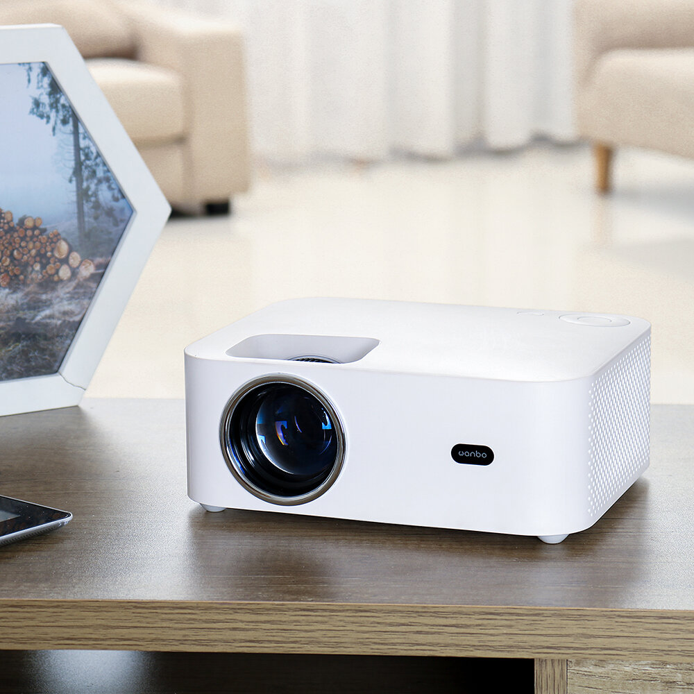 [Global Version] XM Wanbo X1 Projector Phone Same Screen 1080P Supported 300 ANSI Lumens Wireless Projection Anti-Dust Home Thea