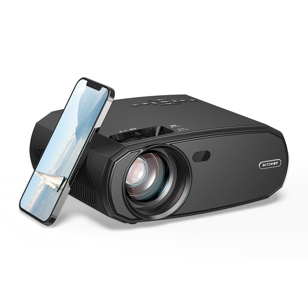 [5G WIFI] BlitzWolf®BW-VP13 1080P WIFI projector full HD 2.4G/5G WIFI cast screen mirroring 6000 lumens bluetooth 5.0 manual