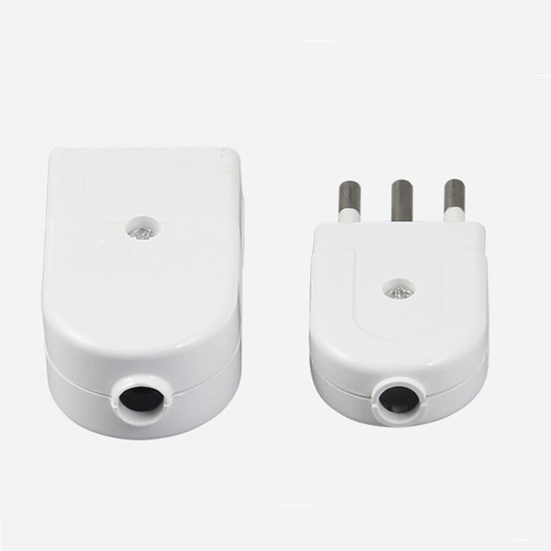 Italian Standard 10A/16A Small Italian Power Plug Male Socket Female Socket 3 Round Pin Converter Adaptor Detachable Italy Plug