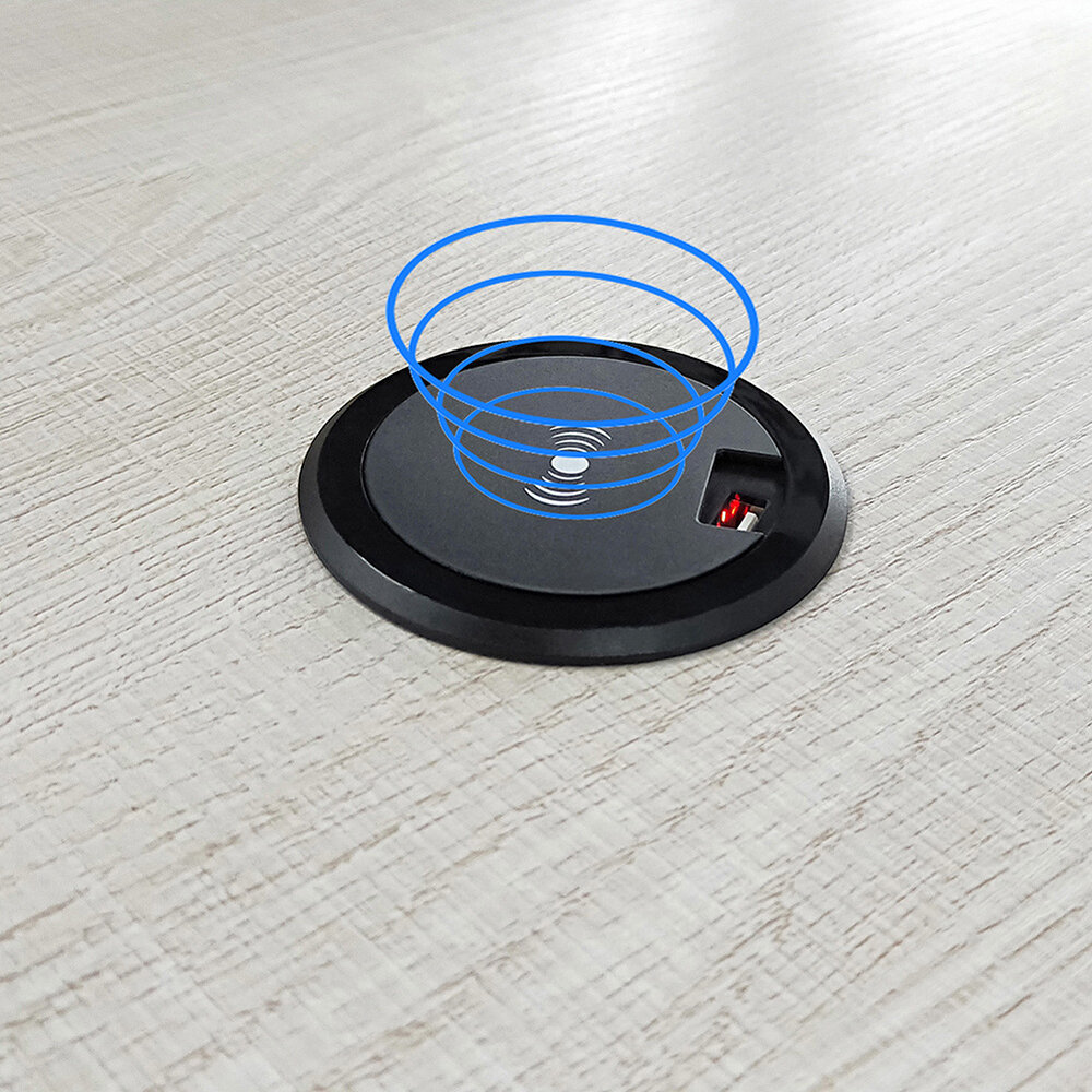 Embedded Wireless Charging Smart Socket Office Furniture Seat Gaming Table Accessories for Apple Android