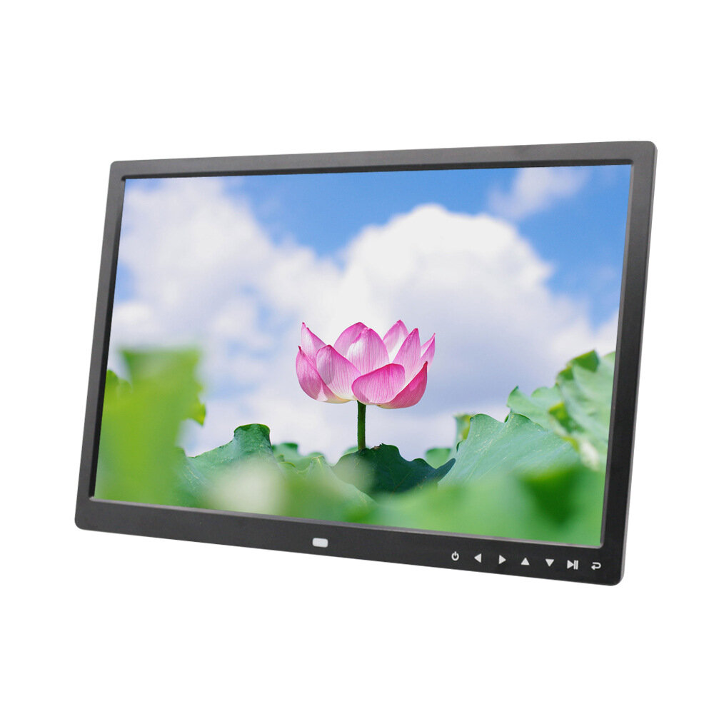 17 inch Screen Touch Button Digital Photo Frame LED Backlight 1080P HD Electronic Album HDMI HD Wall Mount Display Video Adverti