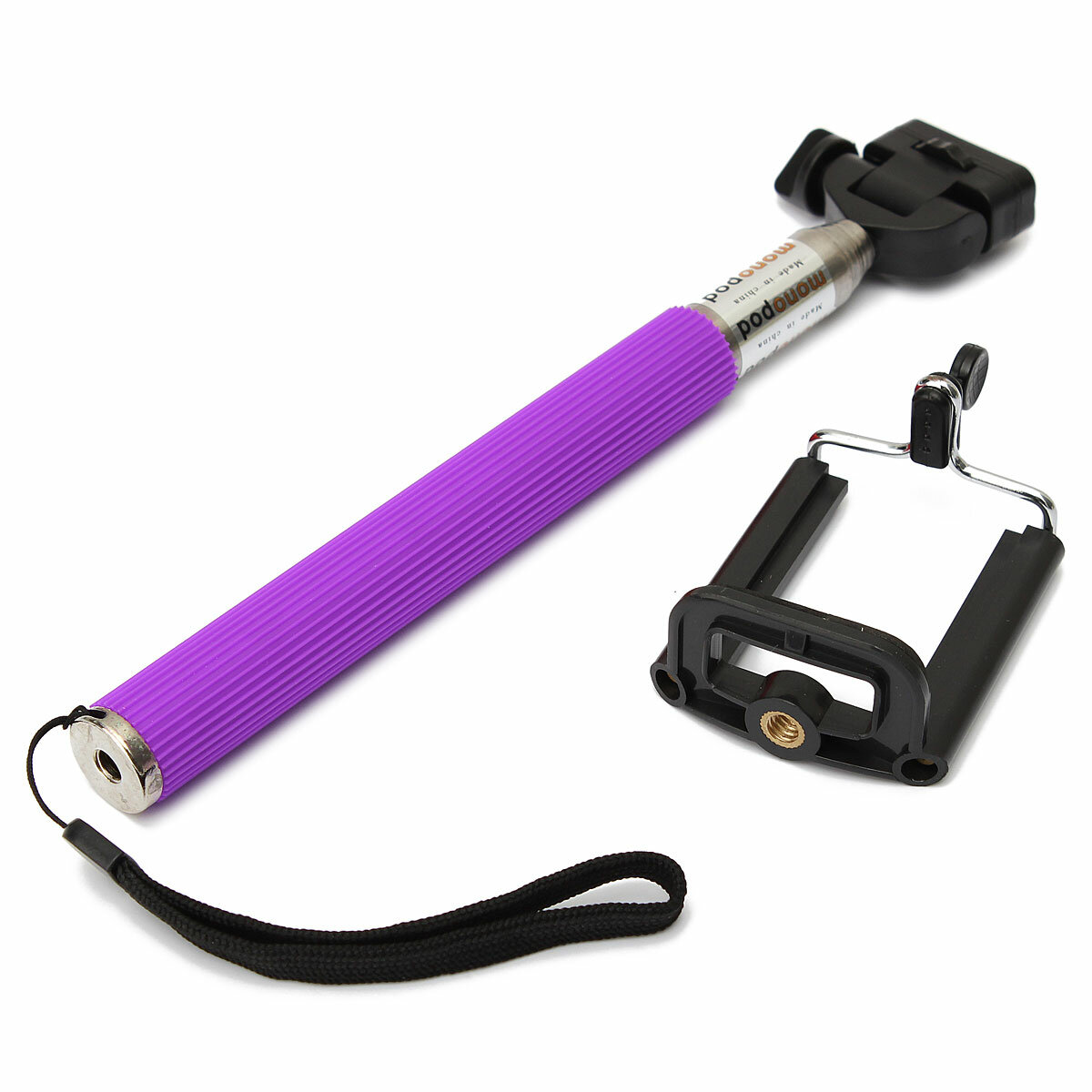 Extendable Handheld Selfie Stick Monopod with Clip for Smartphone COD