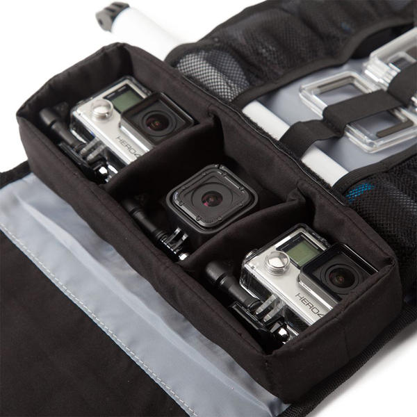 Canvas Foldable M Size Storage Camera Bag for Gopro Hero 5 4 3 2 1 Sjacm Xiaomi Yi Accessories