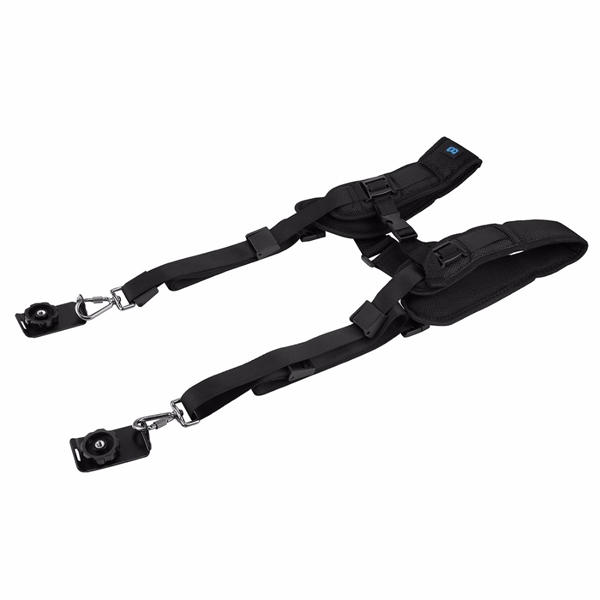 Quick Release Double Harness Soft Pads Decompression Foam Shoulder Strap Belt for DSLR Cameras