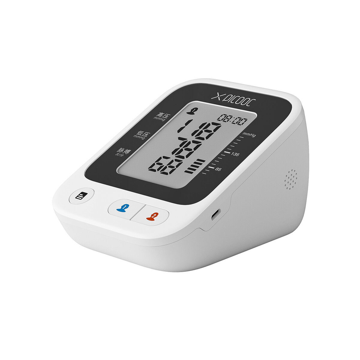 PICOOC X1 Pro Blood Pressure Monitor Tracks BP & Pulse WiFi Connectivity Smart Pressurization Audio Reading Memory Record