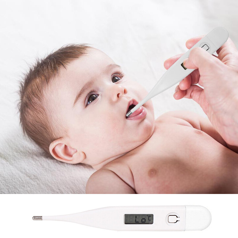 Digital LCD Electronic Thermometer °C / °F Baby Boy Girl Body Temperature Checking Safe Oral Digital Thermometers Kids H