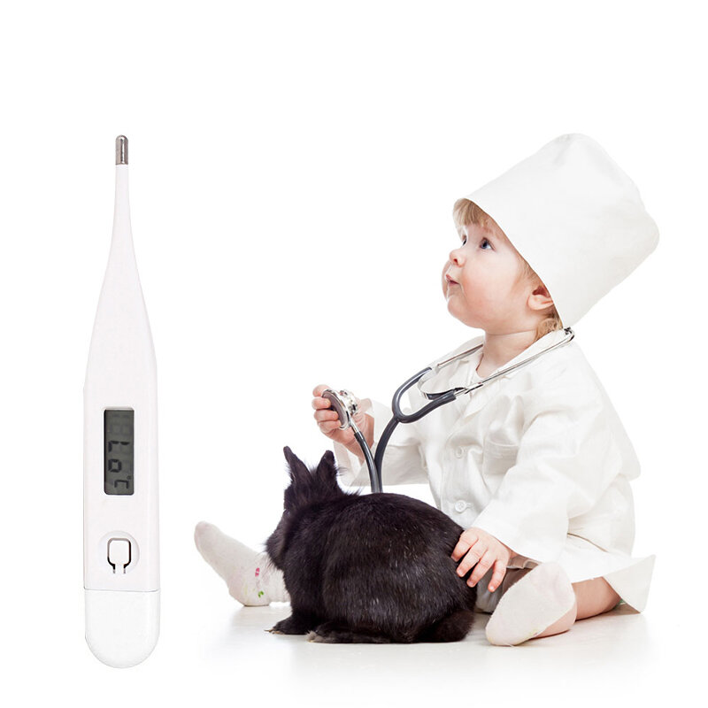 Digital LCD Electronic Thermometer °C / °F Baby Boy Girl Body Temperature Checking Safe Oral Digital Thermometers Kids H