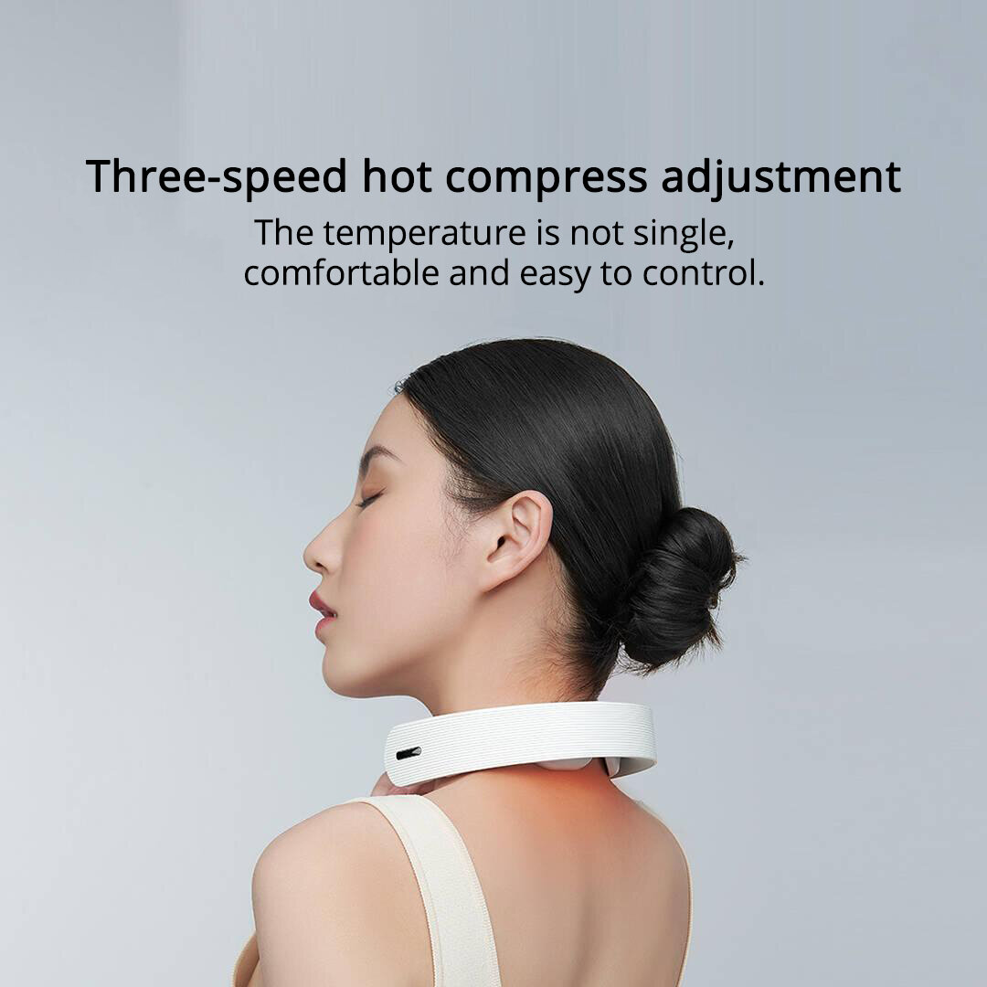 PGG P6 Pulse Infrared Neck Massager with 3-Massage-Heads Low-frequency Current Pulses with Xiaomi Mijia APP