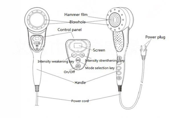 B11 Multifunctional Electric Beating Massager Full Body Vibration Massage Hammer