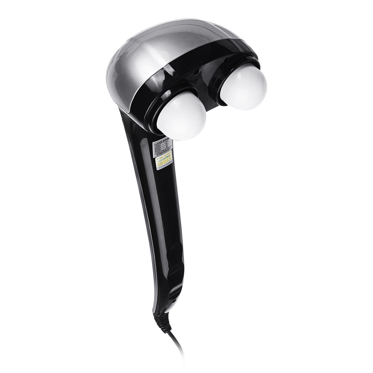 Double Head 3 Interchangeable Nodes Variable Speed Handheld Electric Massager Deep Percussion