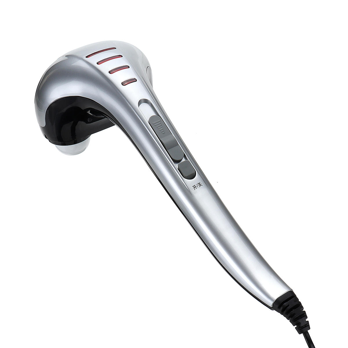 Double Head 3 Interchangeable Nodes Variable Speed Handheld Electric Massager Deep Percussion