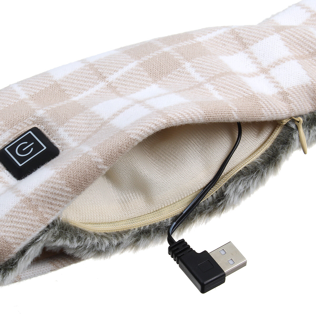 USB Rechargeable Electric Scarf Breathable Heating Wrap Neck Protective Insulation Cover For Outdoor Skiing Hike