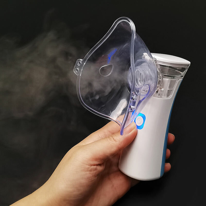 Handheld Mini Baby Adults Portatil Mask Inhaler Medical Ultrasonic Portable Household Atomizer Mesh Nebulizer Machine