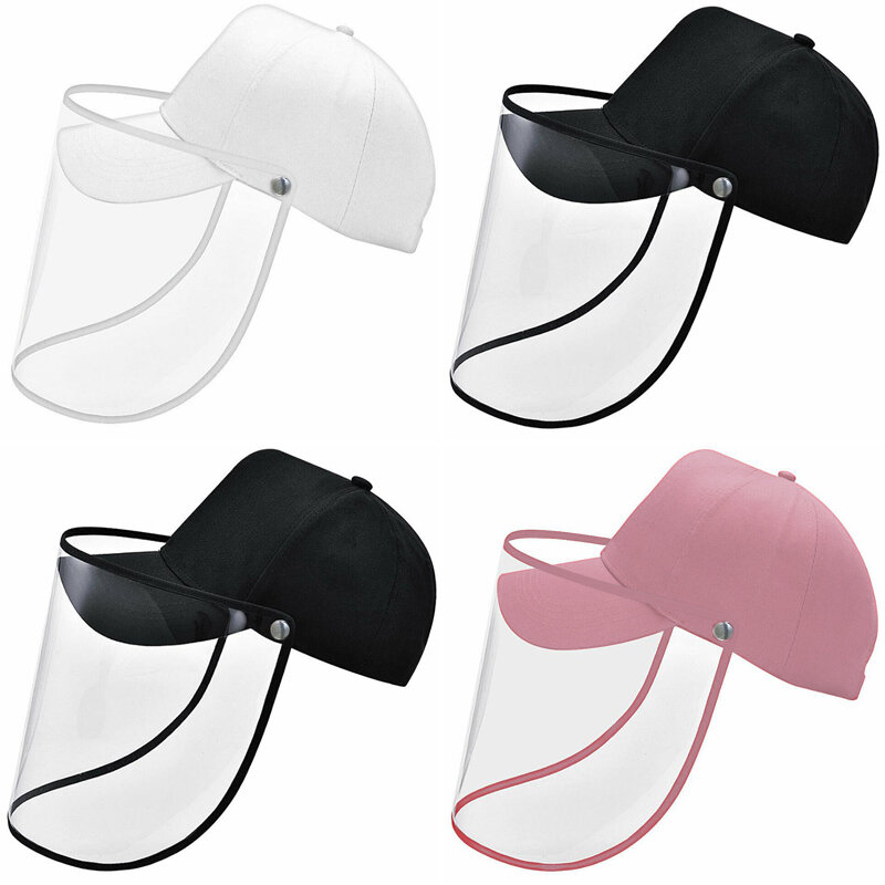 Fisherman Hat Clear Anti Droplets Dust-proof Water Resistant Face Cover Cap For Men Women