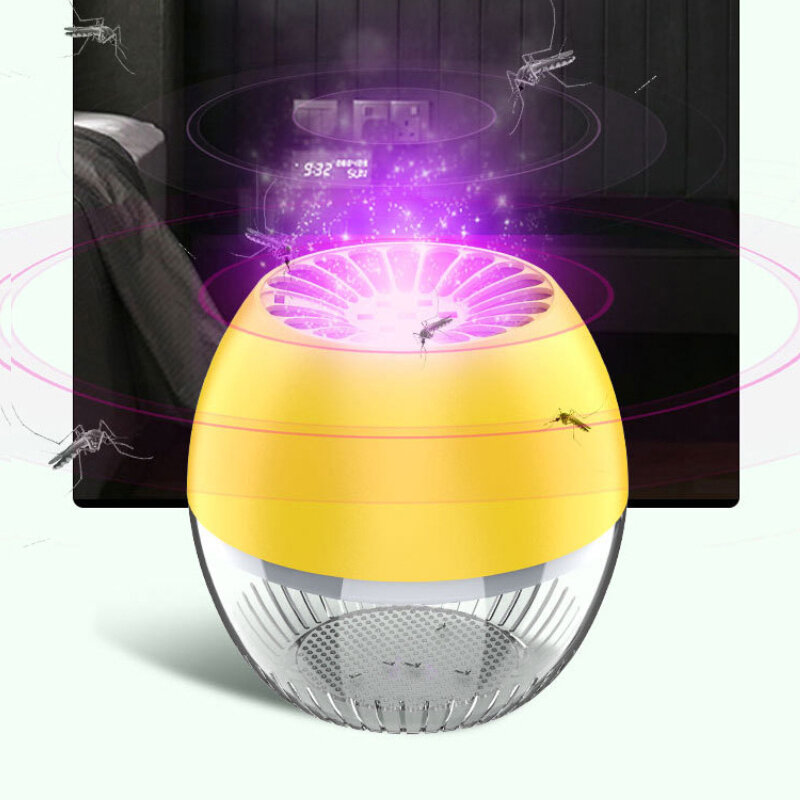 LED Indoor Photocatalyst Mosquito Killer Lamp Zapper Mute Insect Pest Trap Lamp Mosquito Repellent