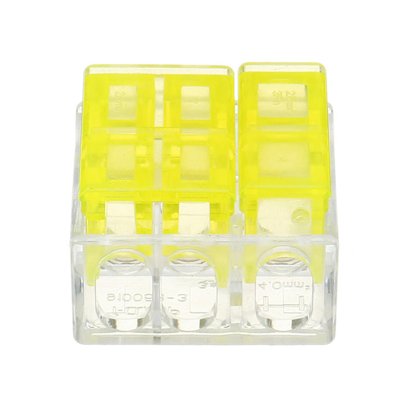 3Pin 1 Way Series Wire Connector Flame Retardant Terminal Block Electric Cable Terminal