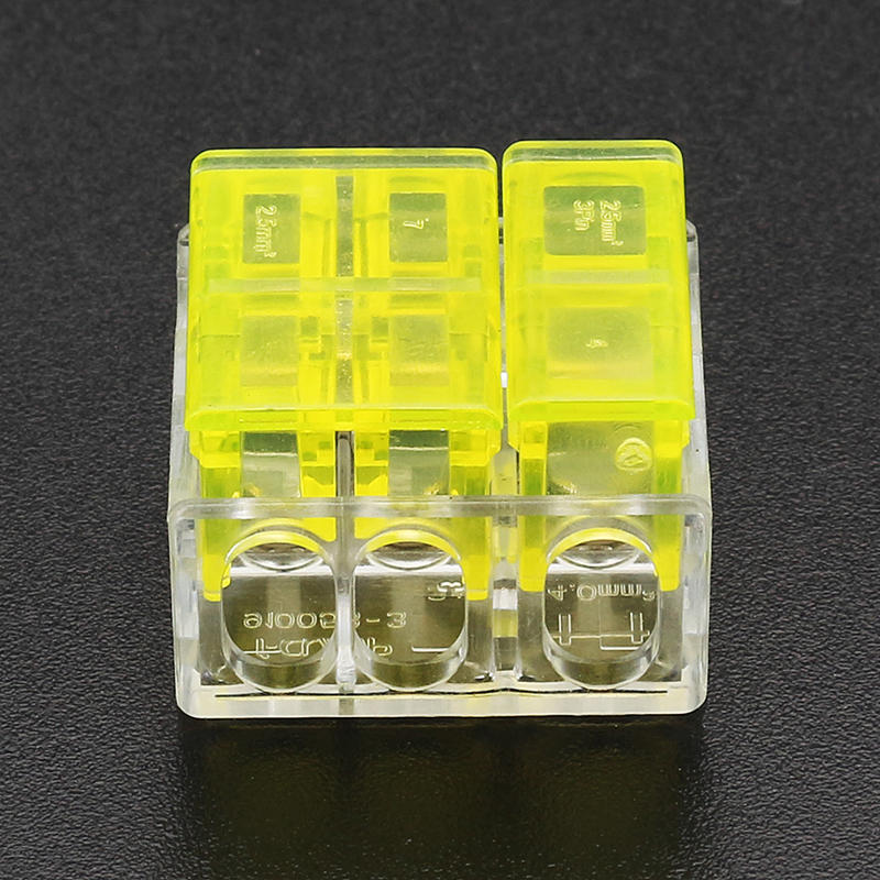 3Pin 1 Way Series Wire Connector Flame Retardant Terminal Block Electric Cable Terminal