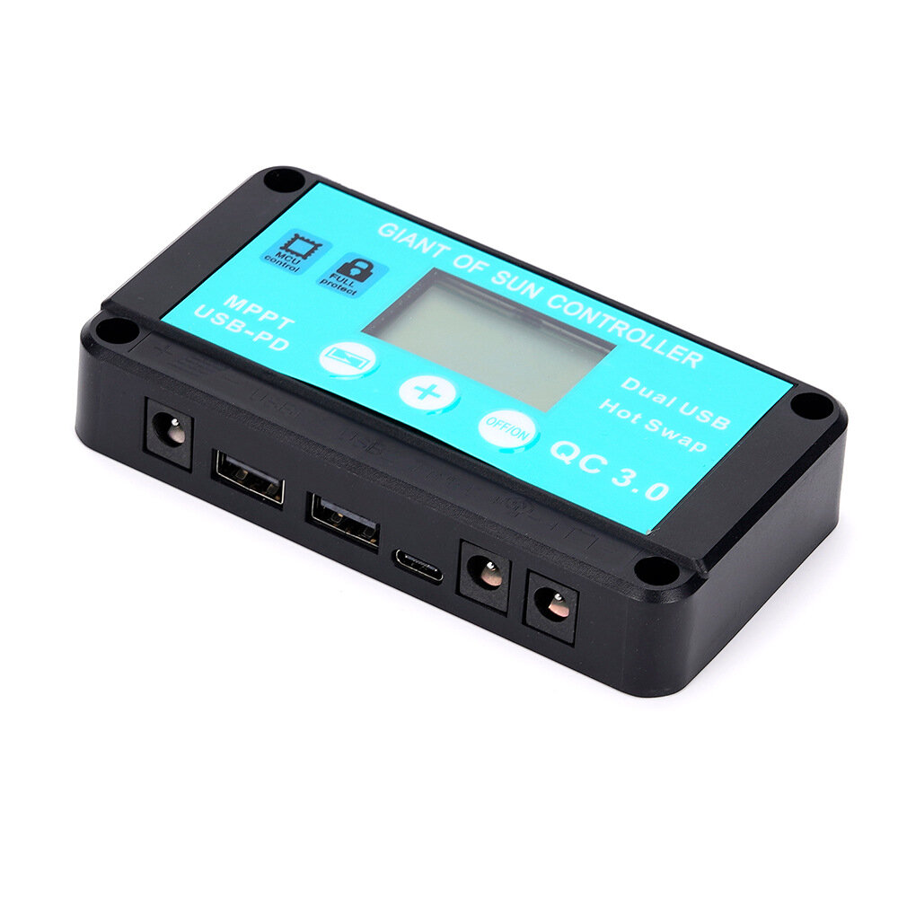 Solar Controller Mppt Precise Monitoring Controller With Function LCD Screen Multiple Protection Solar Charge Controller