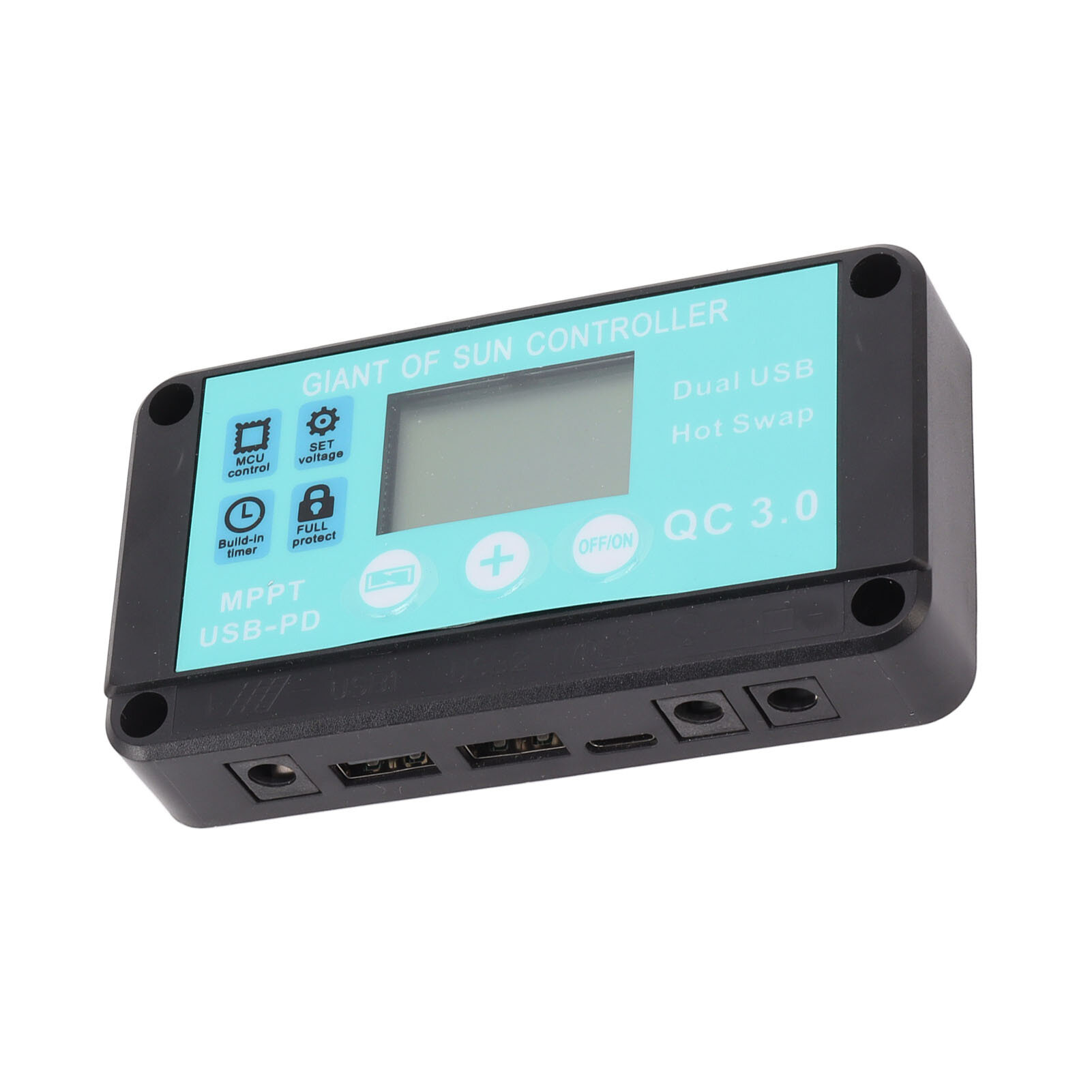 Solar Controller Mppt Precise Monitoring Controller With Function LCD Screen Multiple Protection Solar Charge Controller