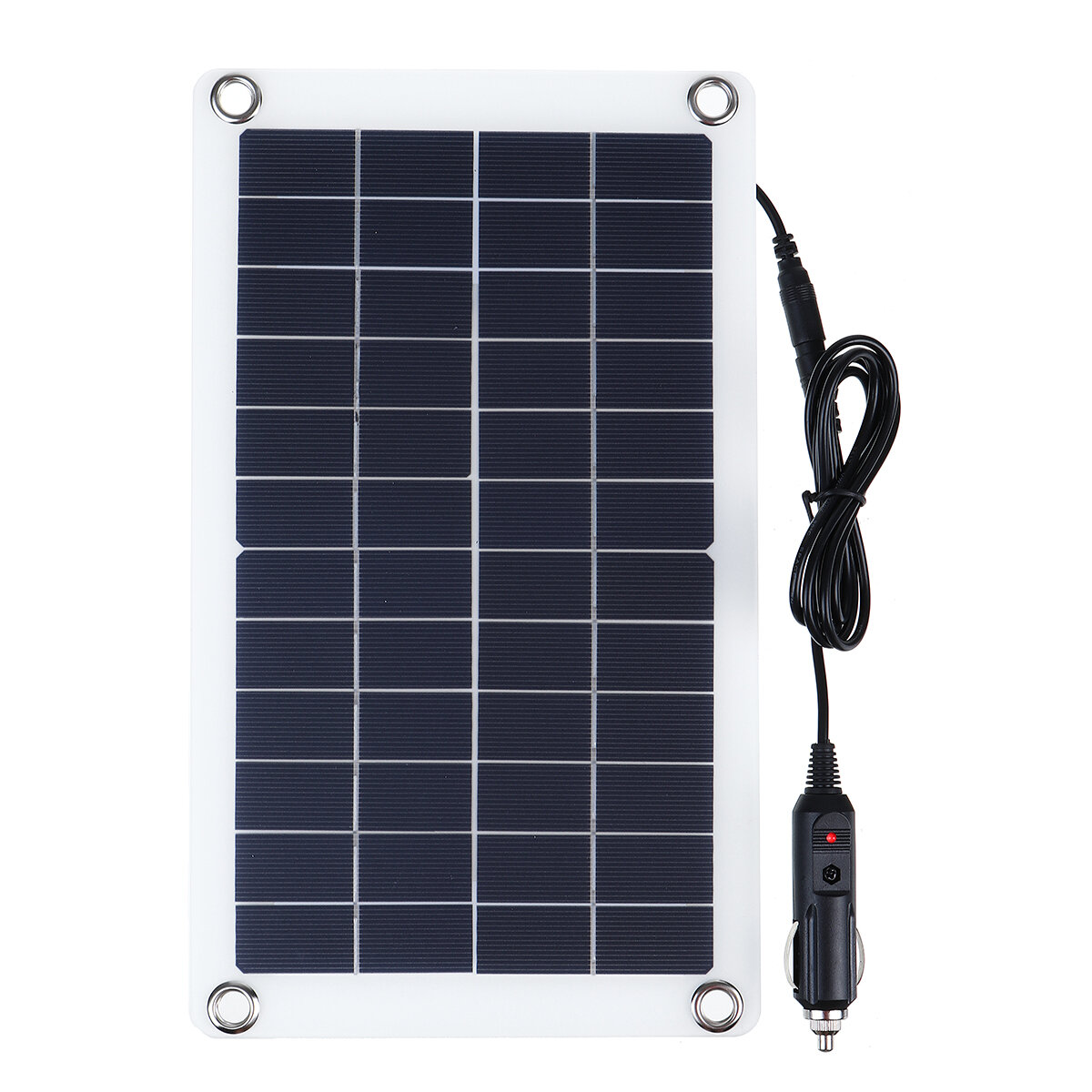 30W 12V Solar Panel Monocrystalline Silicon Battery Charger Trickle Portable For Car Van Boat Caravan Camper