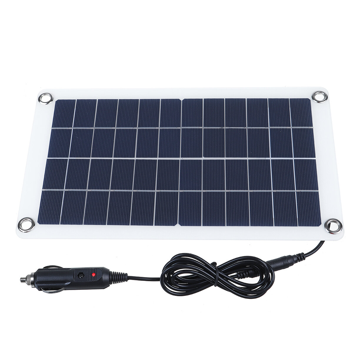 30W 12V Solar Panel Monocrystalline Silicon Battery Charger Trickle Portable For Car Van Boat Caravan Camper