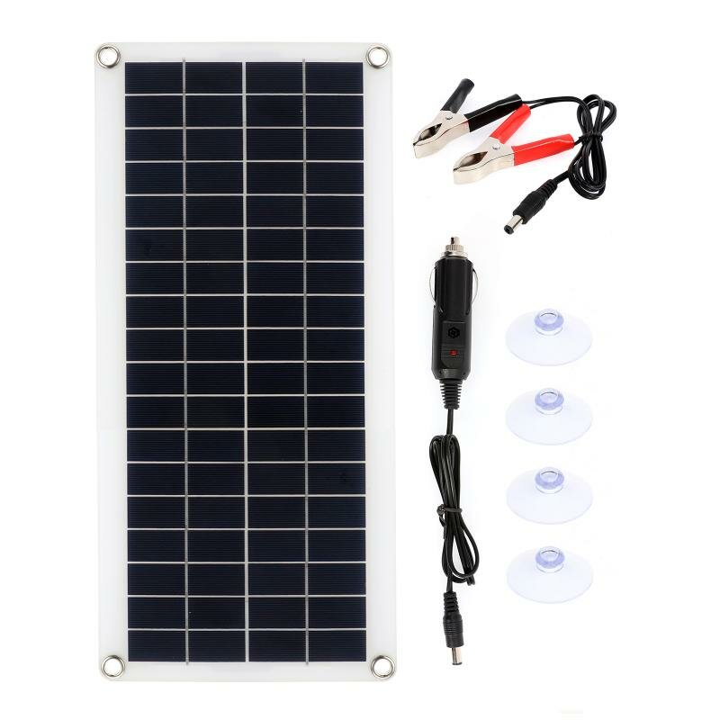 10W 6V Solar Charger Solar Panel Power Bank Mobile Power Bank COD