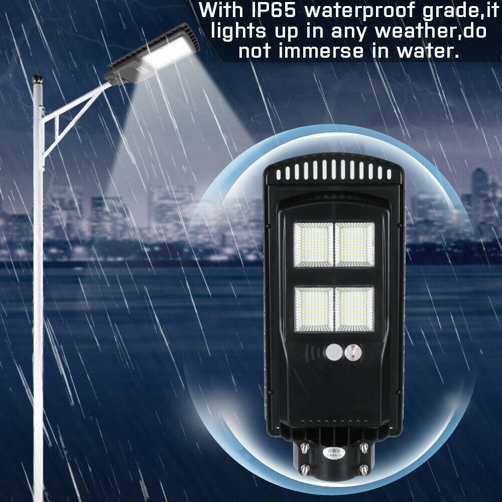 900W 576LEDs 6V/18W Solar Street LED Light Waterproof with Remote Controller COD