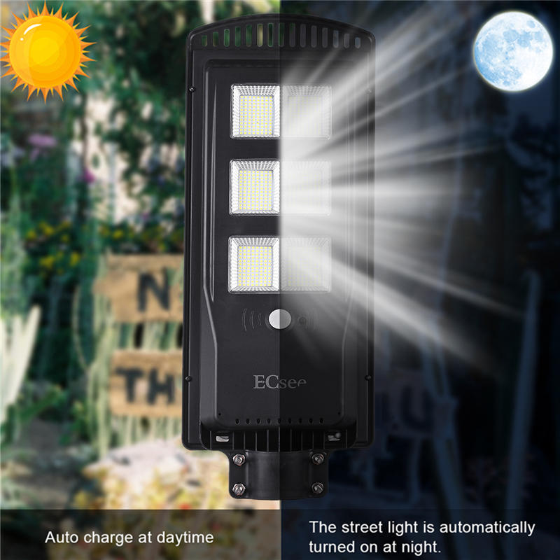 900W 576LEDs 6V/18W Solar Street LED Light Waterproof with Remote Controller COD