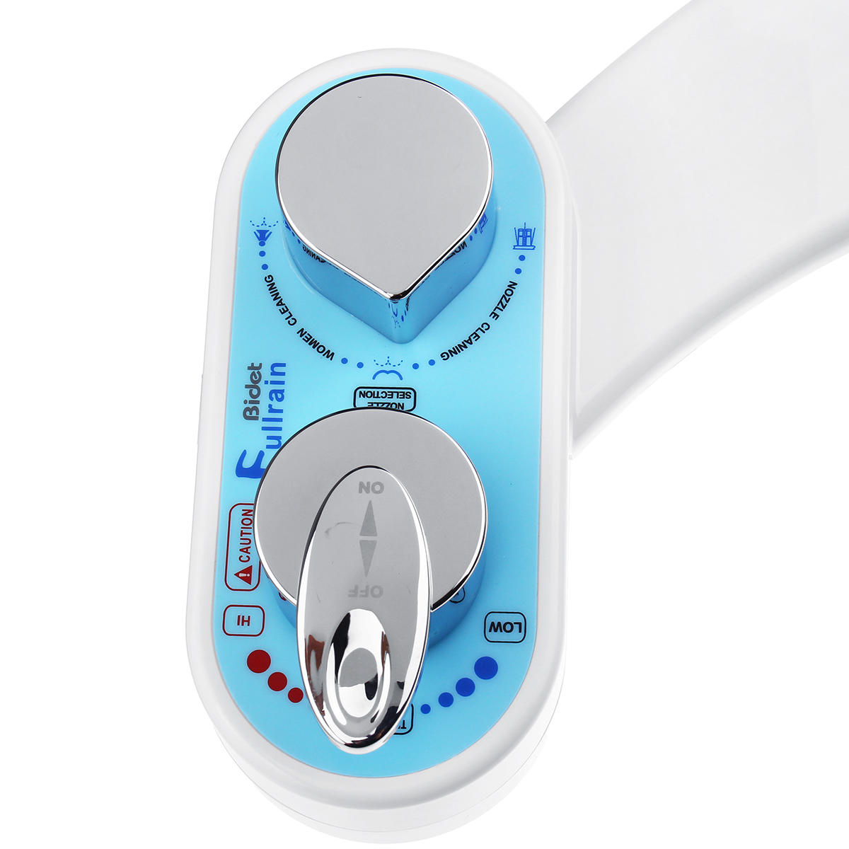 Toilet Bidet Hot/Cold Water Dual Spray Non-Electric Mechanical Self Cleaning Adjustable Angle Bidet Toilet Device