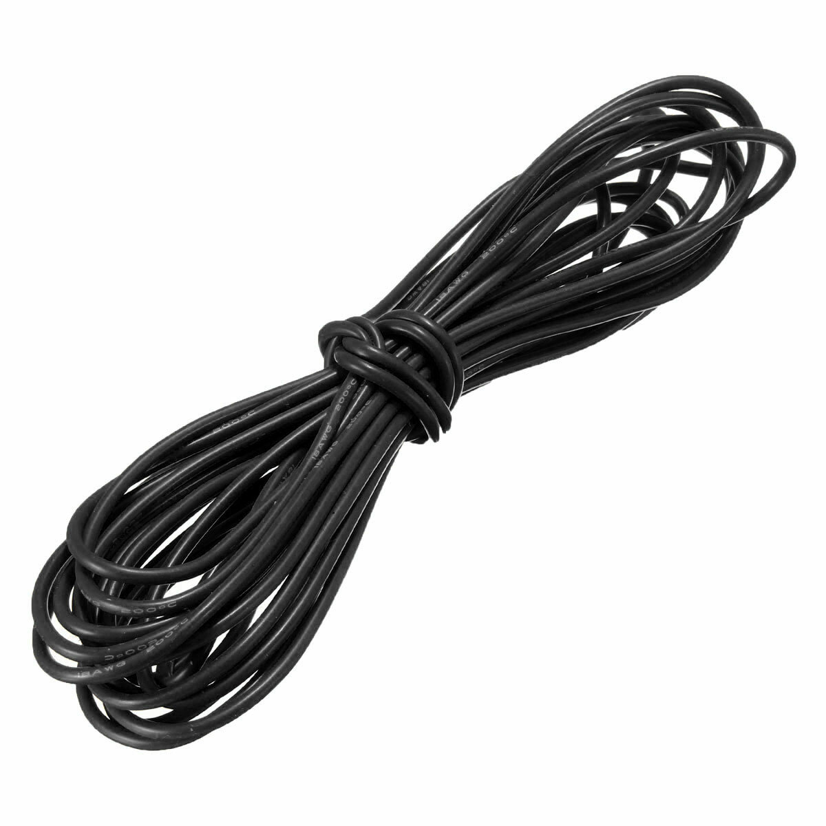 DANIU 5 Meter Black Silicone Wire Cable 10/12/14/16/18/20/22AWG Flexible Cable CO