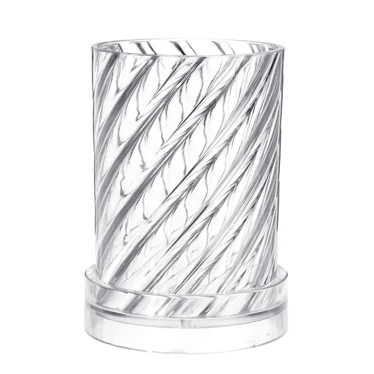 DIY Candle Molds Spiral Stripes Cylinder Handmade Soap Mould Craft Making Tool CO