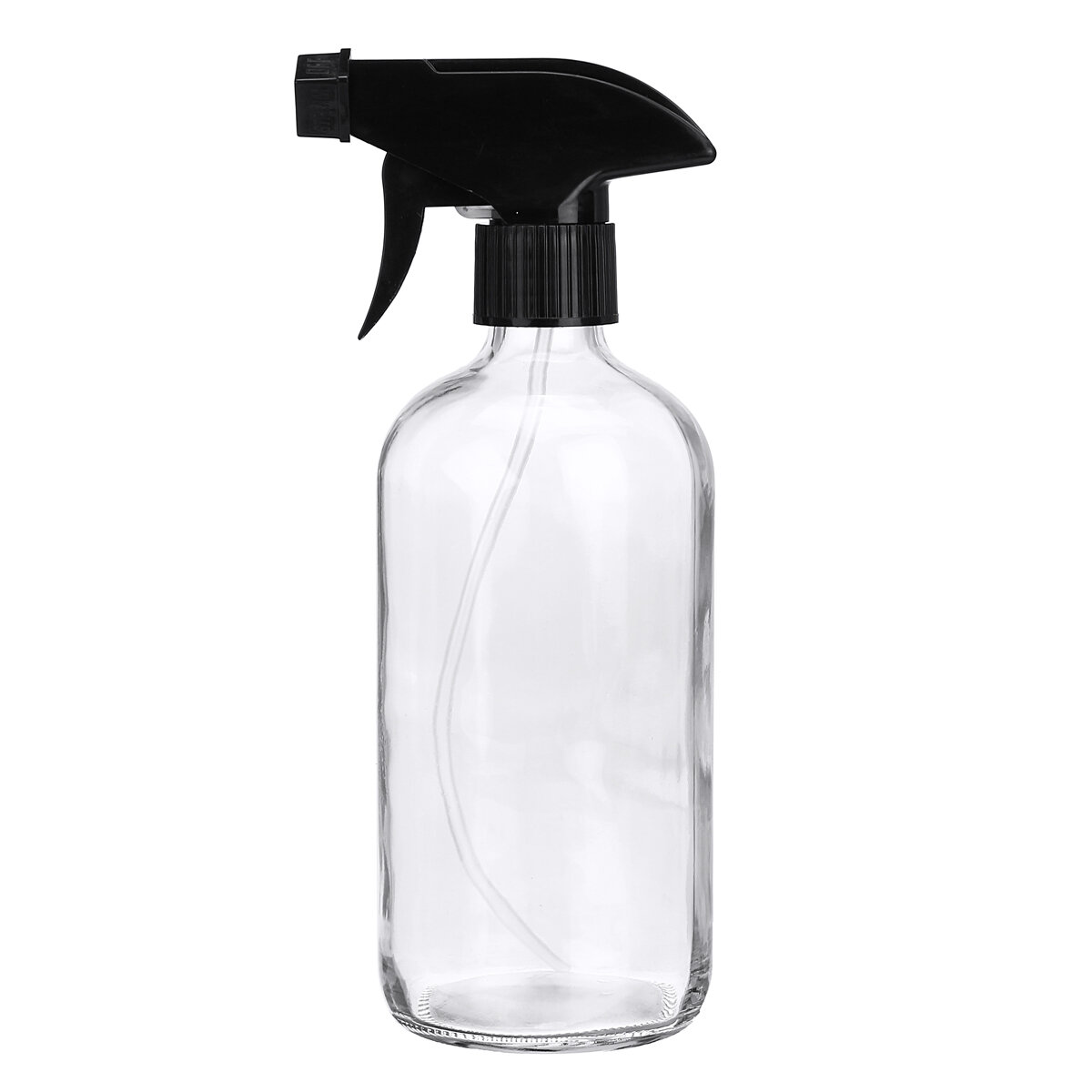 250ml/500ml Clear Glass Bottle With Trigger Sprayer Cap Essential Oil Water Spraying Bottle