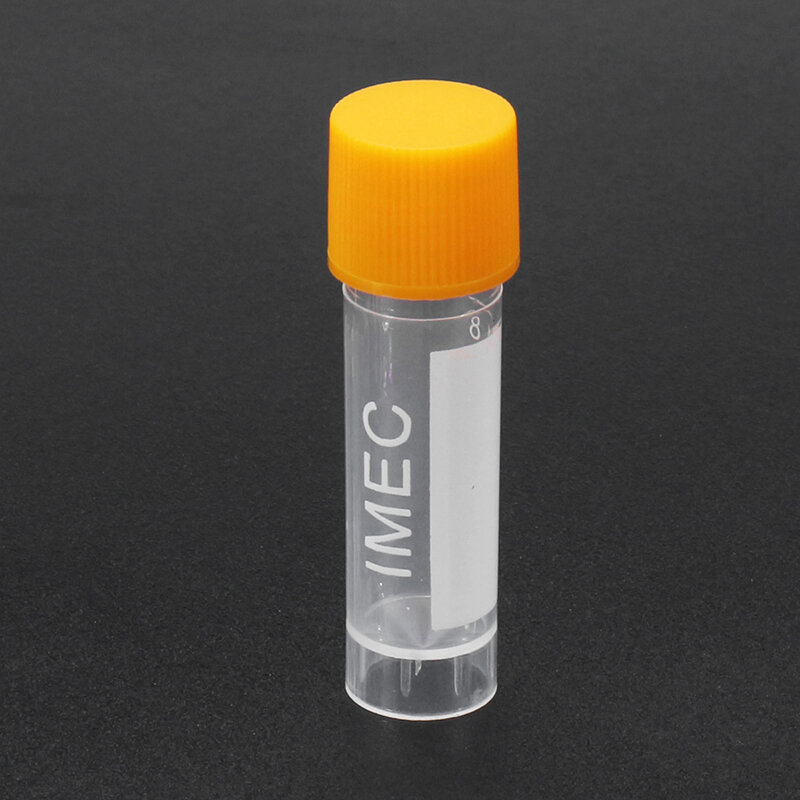 10pcs 1.8ml Plastic Graduated Vial 0.063oz Cryovial Tube Sample COD