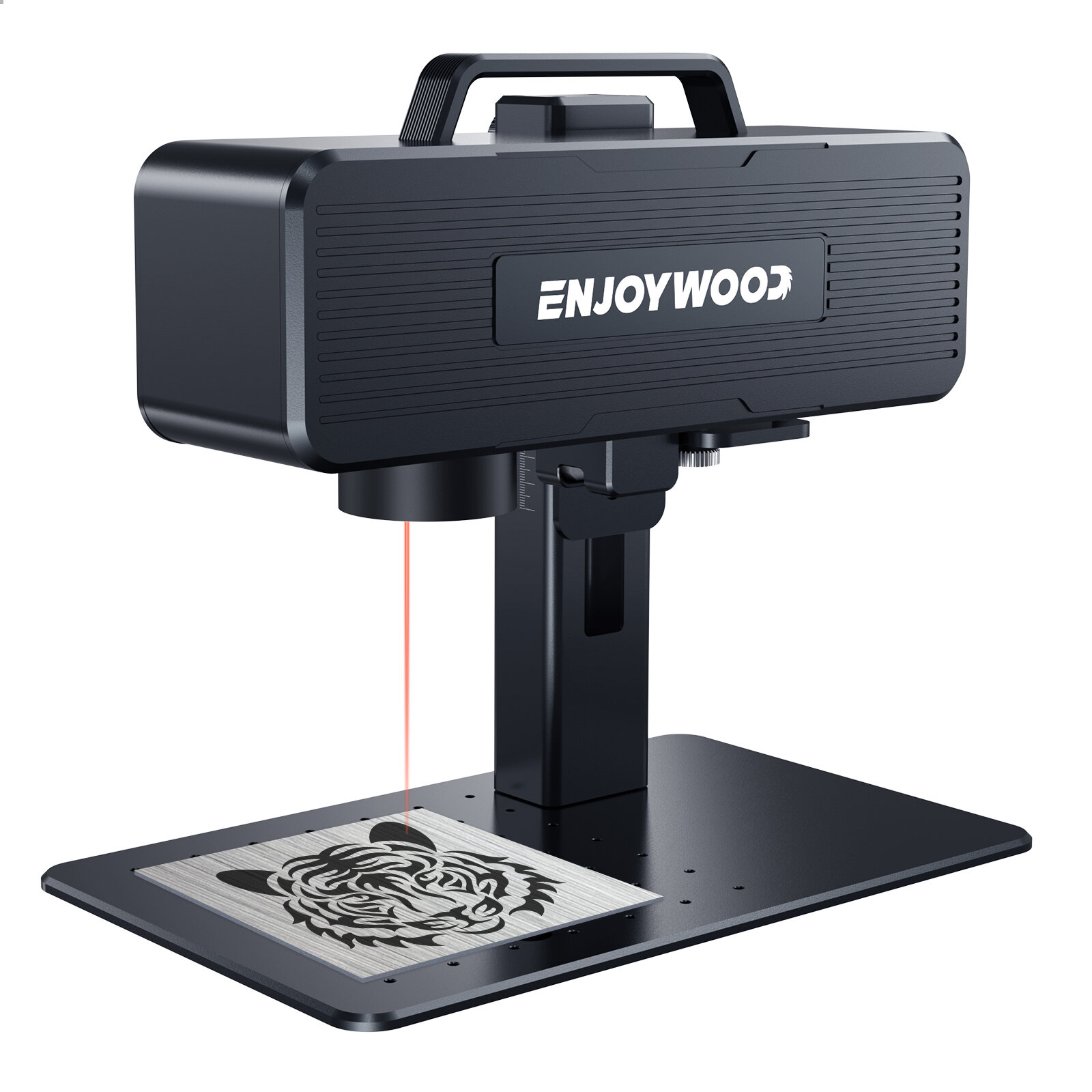 ENJOYWOOD M4 Fiber Laser Engraver 12m/s Fastest High Accuracy Desktop Handheld 2 in 1 Fiber Laser Marking Machine for All Metal