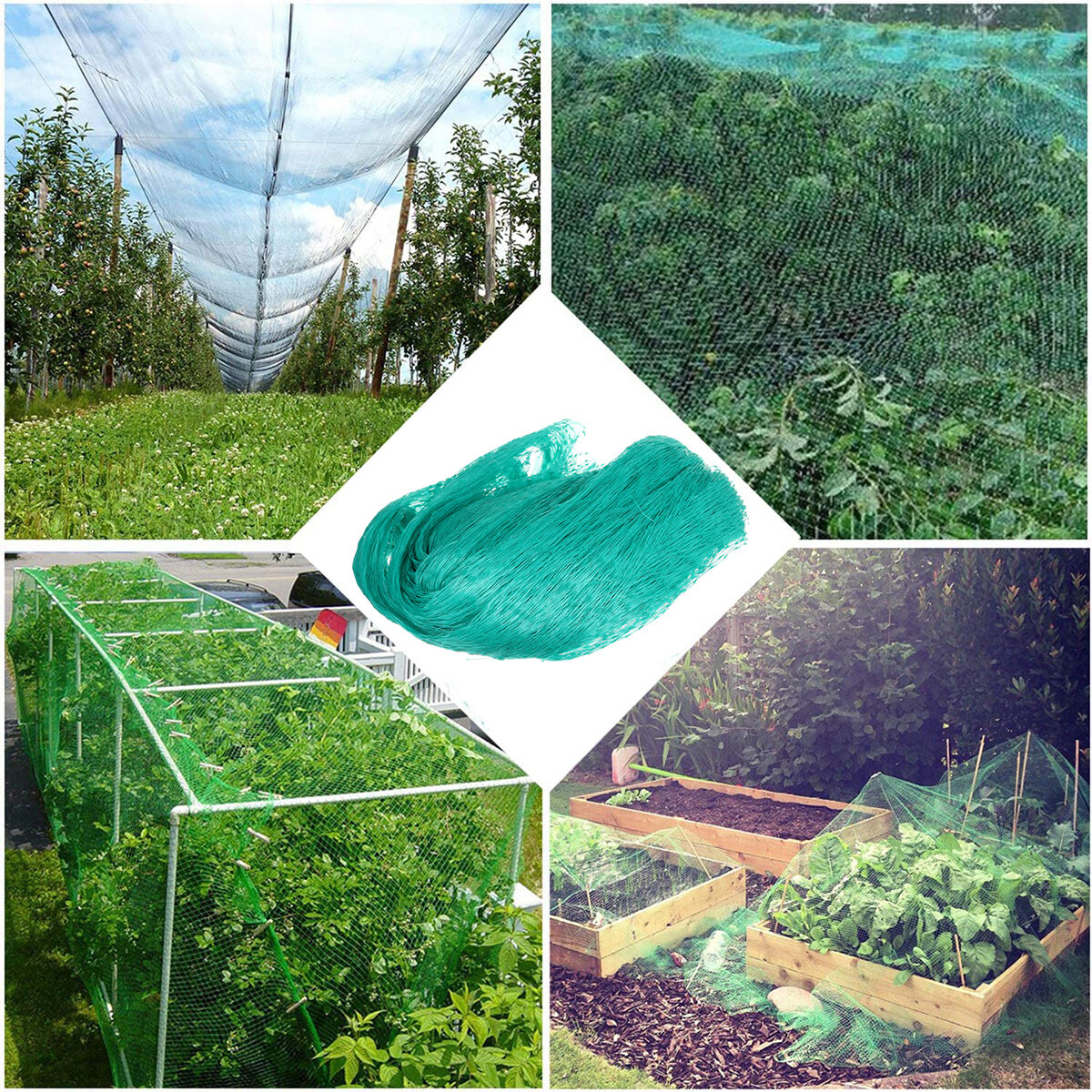 5 Size Anti Bird Net Garden Mesh Fruit Tree Pond Netting Protect Cover COD