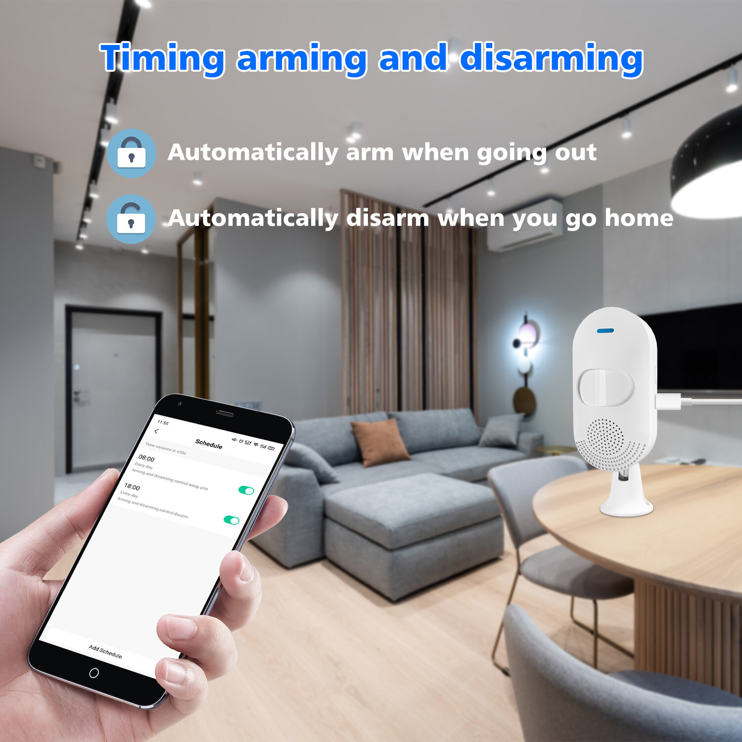 Smart Wifi Infrared Human Movement Detector Smart Home Induction Security body induction Alarm Anti-theft Systems