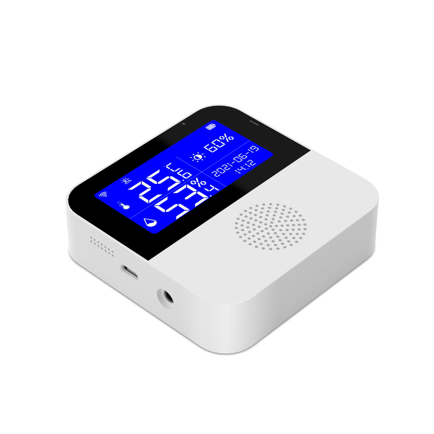 Tuya WiFi Temperature Humidity Sensor With LCD Display Smart Life Remote Monitor Indoor Thermometer Hygrometer Via Google Alexa